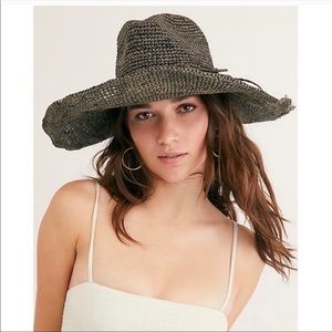 Free People Green Straw Hat